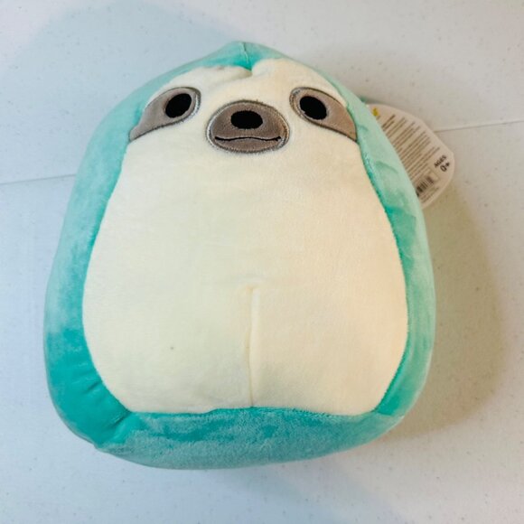 Squishmallows Aqua The Sloth Plush Toy Kellytoy 2019 stuffed animal 8 inch - Picture 8 of 12